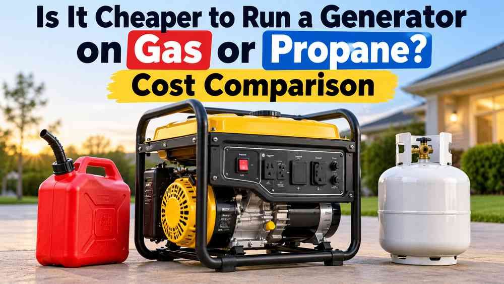 Is It Cheaper to Run a Generator on Gas or Propane