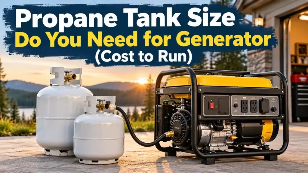 What Size Propane Tank Do You Need for a Generator