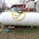 How big is a 250 gallon propane tank