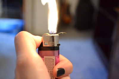 can you refill a butane lighter before it is empty