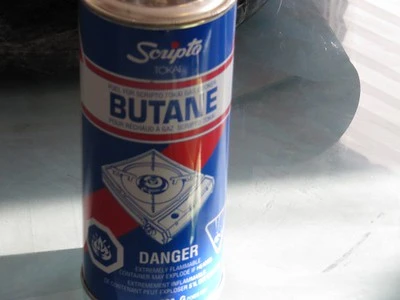 you can't refill a butane canister with LPG