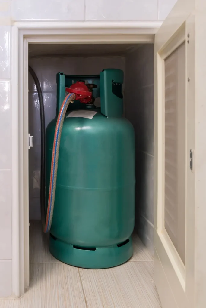 Can You Put a Propane Tank in a Cabinet?