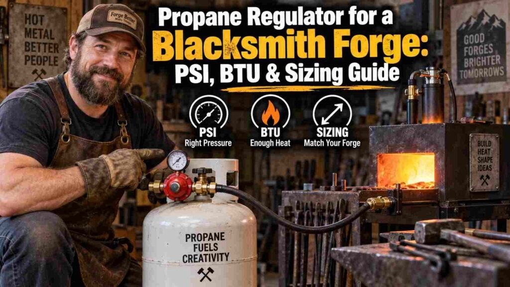Propane Regulator for a Blacksmith Forge: PSI, BTU & Sizing Guide