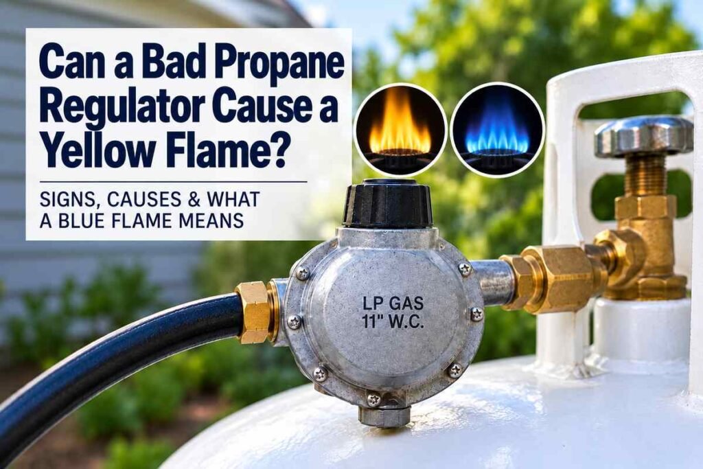 Can a Bad Propane Regulator Cause a Yellow Flame?