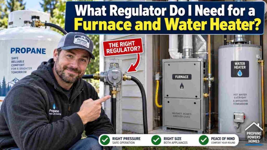What Regulator Do I Need for a Furnace and Water Heater?