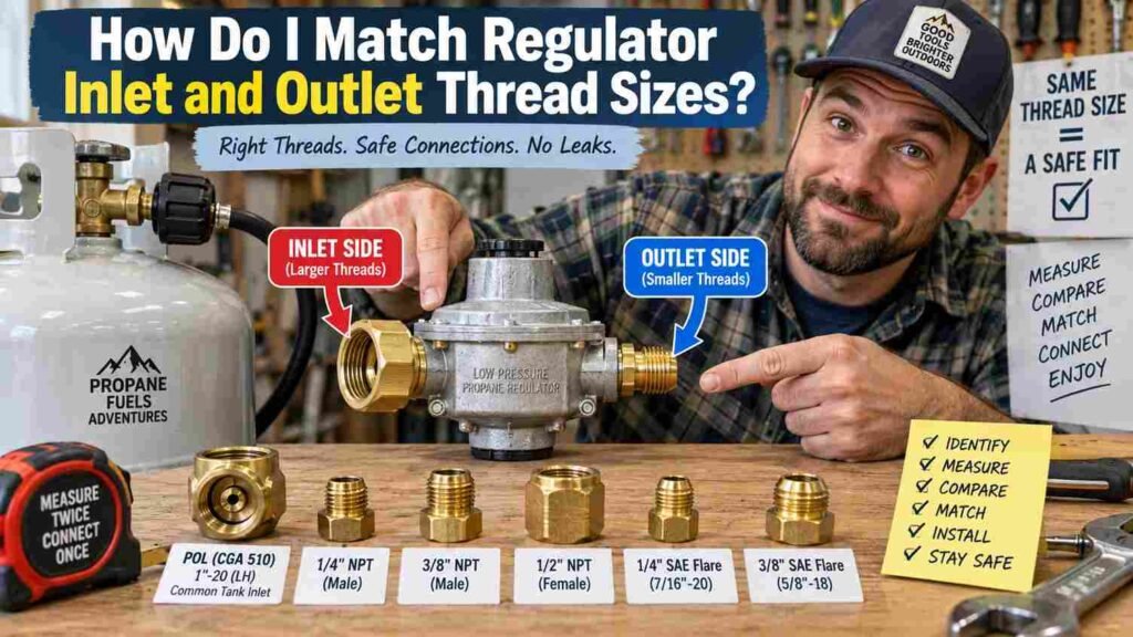 How Do I Match Regulator Inlet and Outlet Thread Sizes?