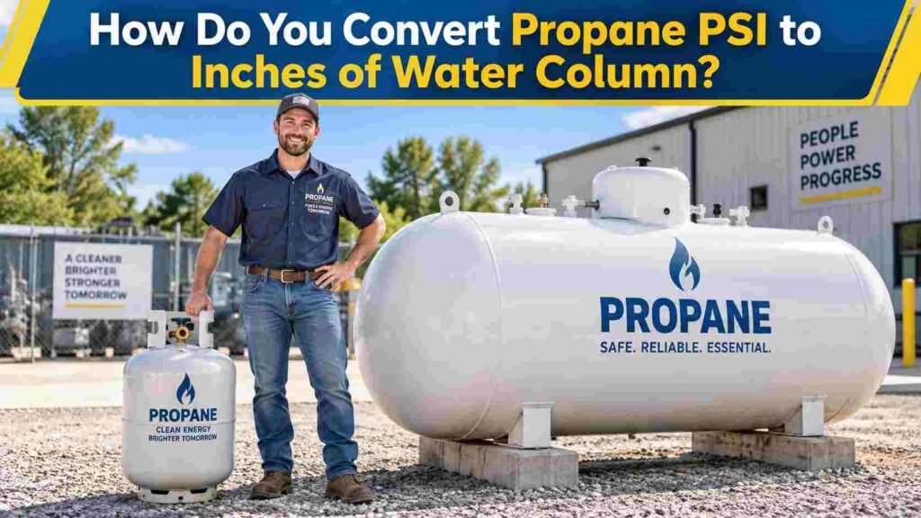 How Do You Convert Propane PSI to Inches of Water Column?