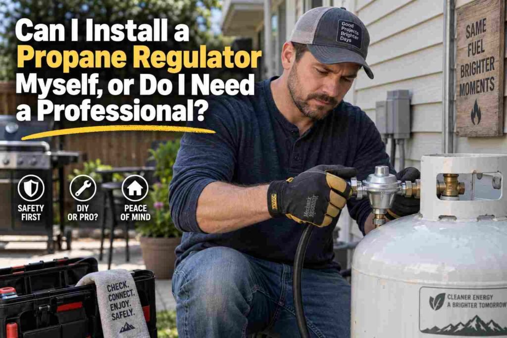 Can I Install a Propane Regulator Myself, or Do I Need a Professional?