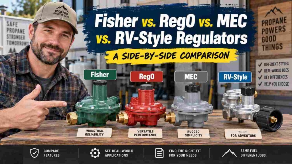 Fisher vs. RegO vs. MEC vs. RV-Style Regulators