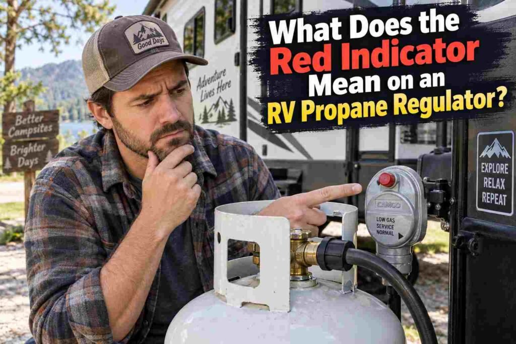 What Does the Red Indicator Mean on an RV Propane Regulator?