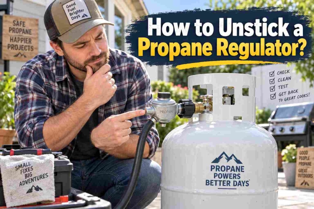 How to Unstick a Propane Regulator?