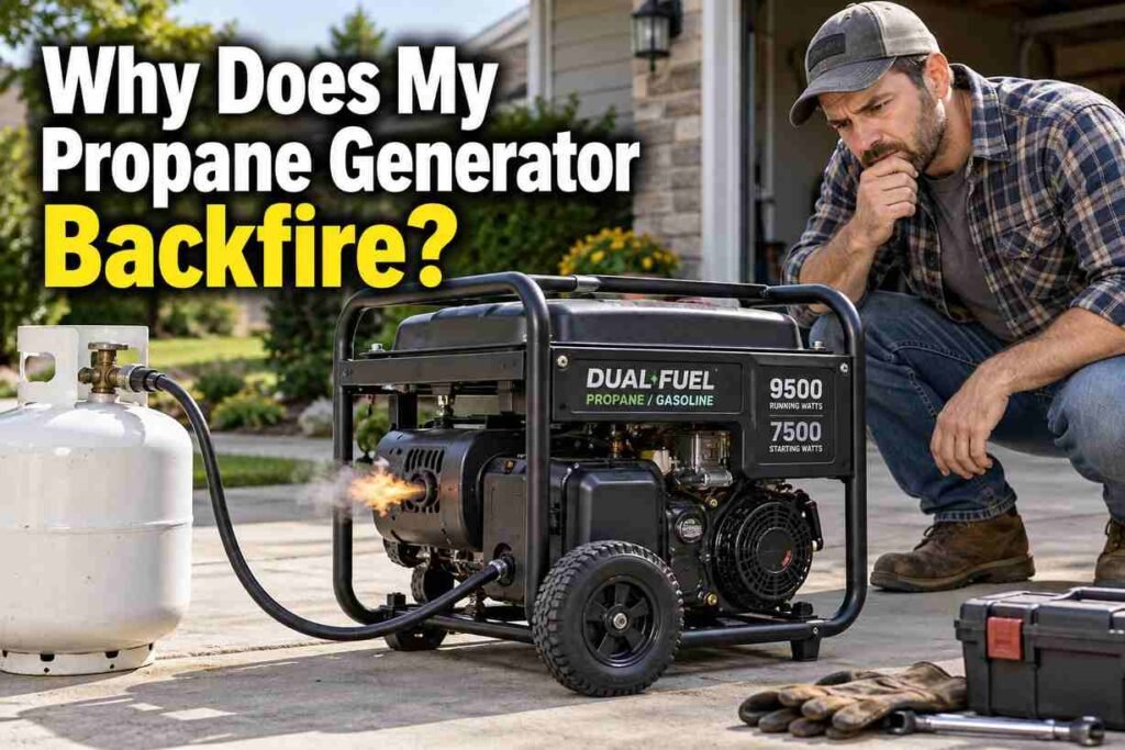 Why Does My Propane Generator Backfire?