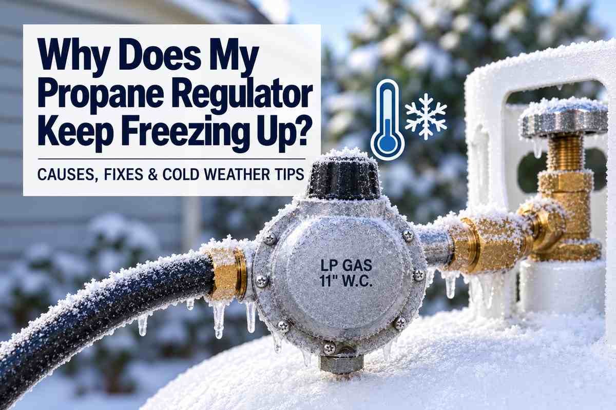 Why Does My Propane Regulator Keep Freezing Up?