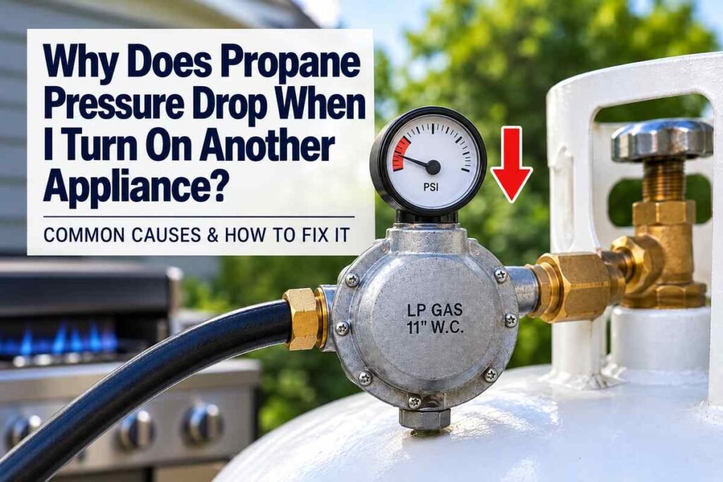 Why Does Propane Pressure Drop When I Turn On Another Appliance?
