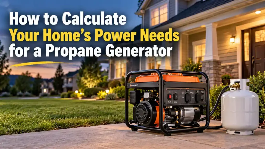 How to Calculate Your Home's Power Needs for a Propane Generator