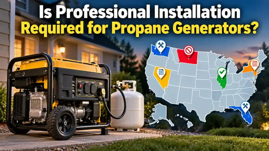 Is Professional Installation Required for Propane Generators