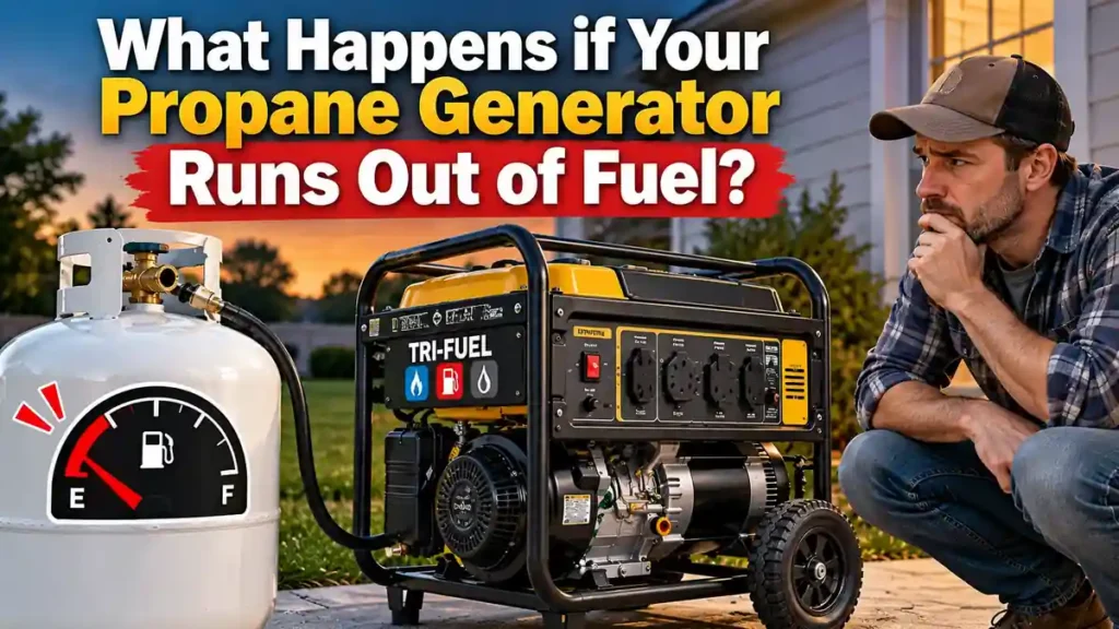 What Happens if Your Propane Generator Runs Out of Fuel