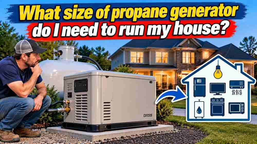 What Size Propane Generator Do I Need to Run My House