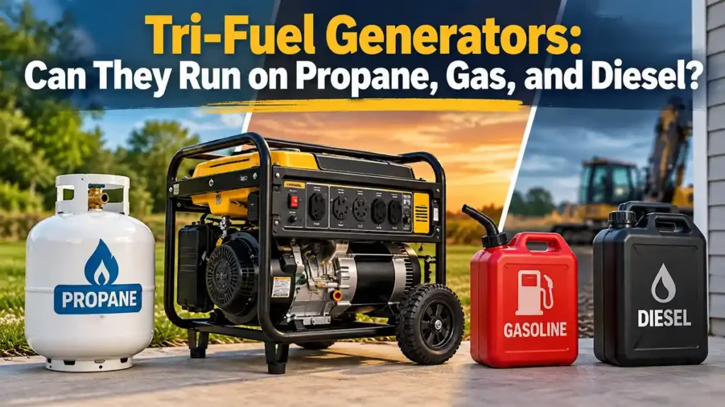 Tri-Fuel Generators: Can They Run on Propane, Gas, and Diesel?